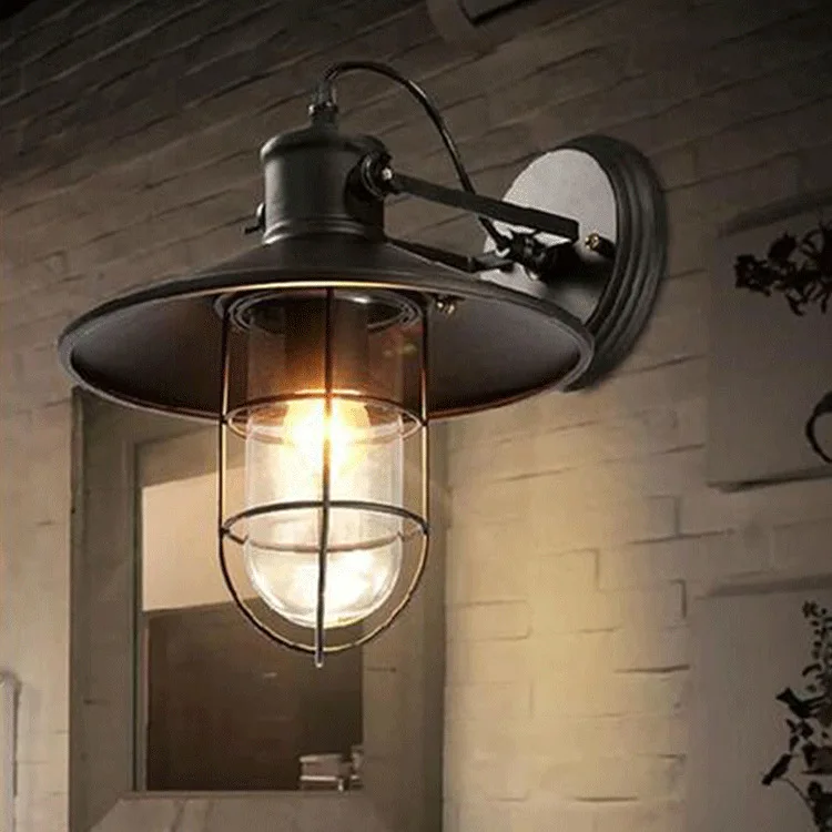 

New Chinese Style Wall Lamp LED Creative Retro Living Room Bedside Simple Decoration Northern European-Style Wall Lamp Bedroom L