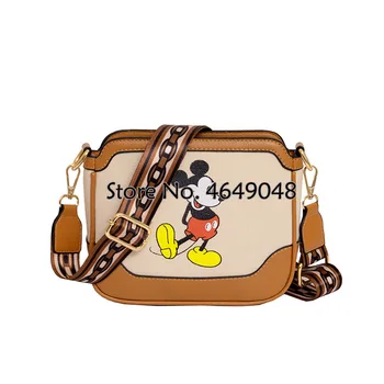 

Disney Mickey Mouse cartoon Canvas messenger shoulder bag women handbag shopping bag