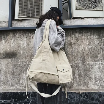 

Diablo tooling messenger bag female Korean student shoulder bag male wild large capacity functional bag