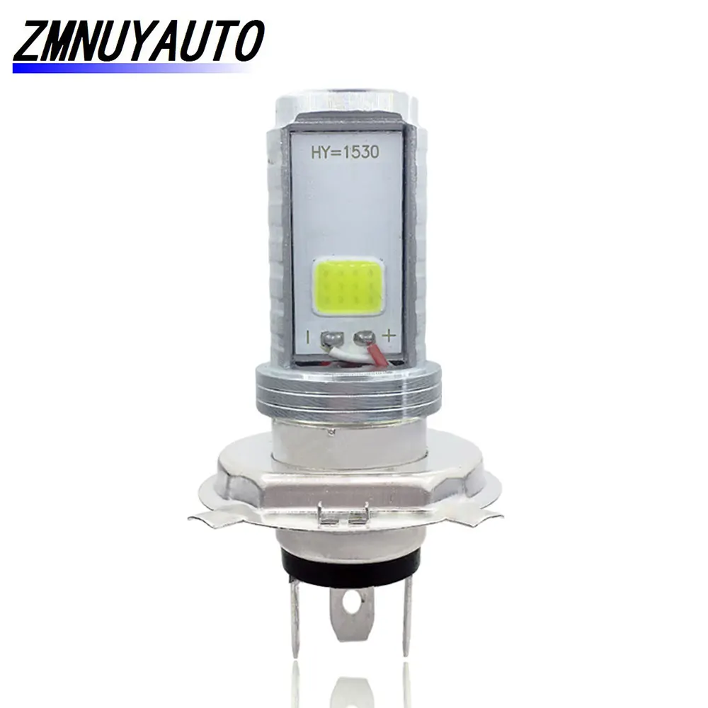 

LED H4 Moto Motorcycle Headlight Bulb 1000LM Hi/Lo Beam Motorbike Fog Driving Lights DRL Scooter Front Lamp White 12V 6000K