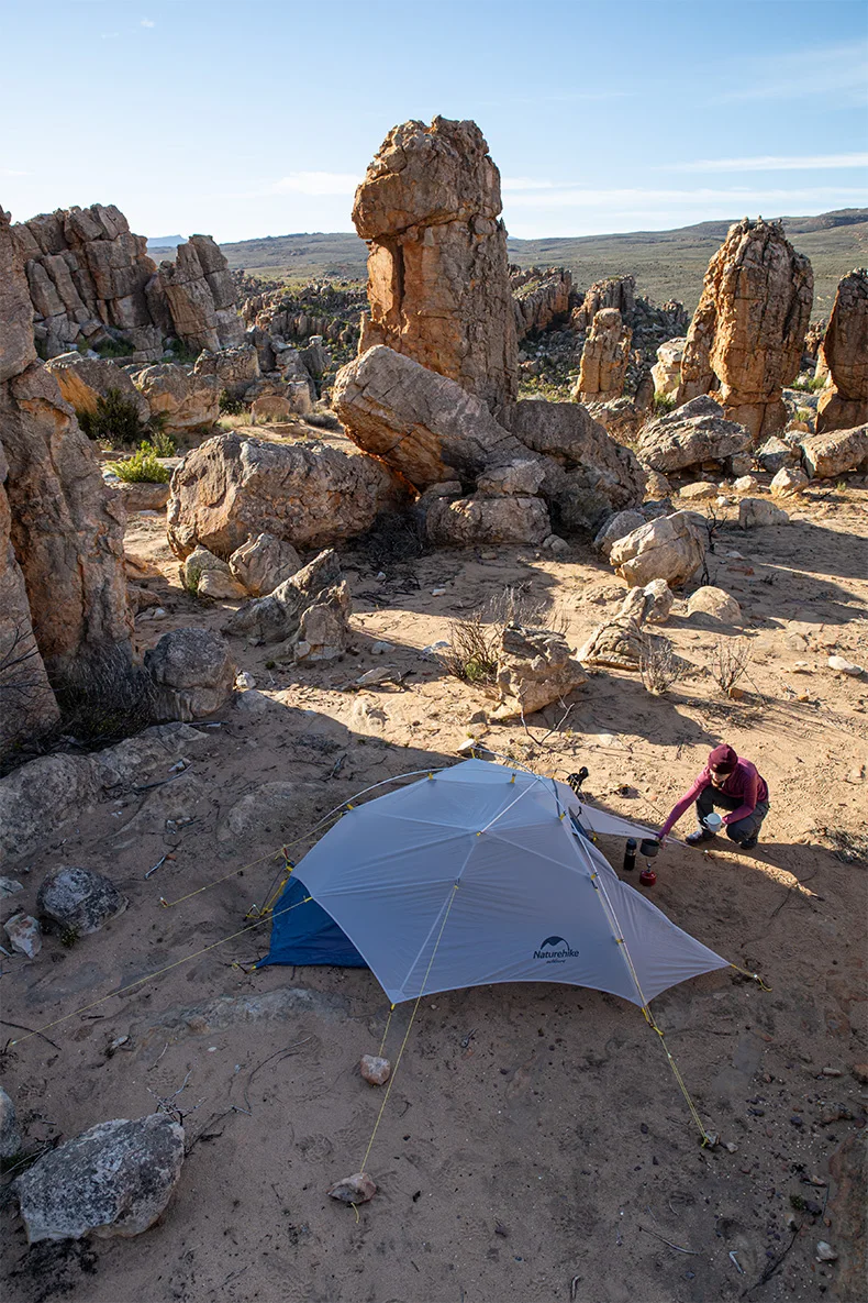 Naturehike CloudUp-крыло Сверхлегкий альпинистский тент с отпечатком ноги-4 сезон 2 Человек Кемпинг Туризм ветрозащитный водонепроницаемый палатки