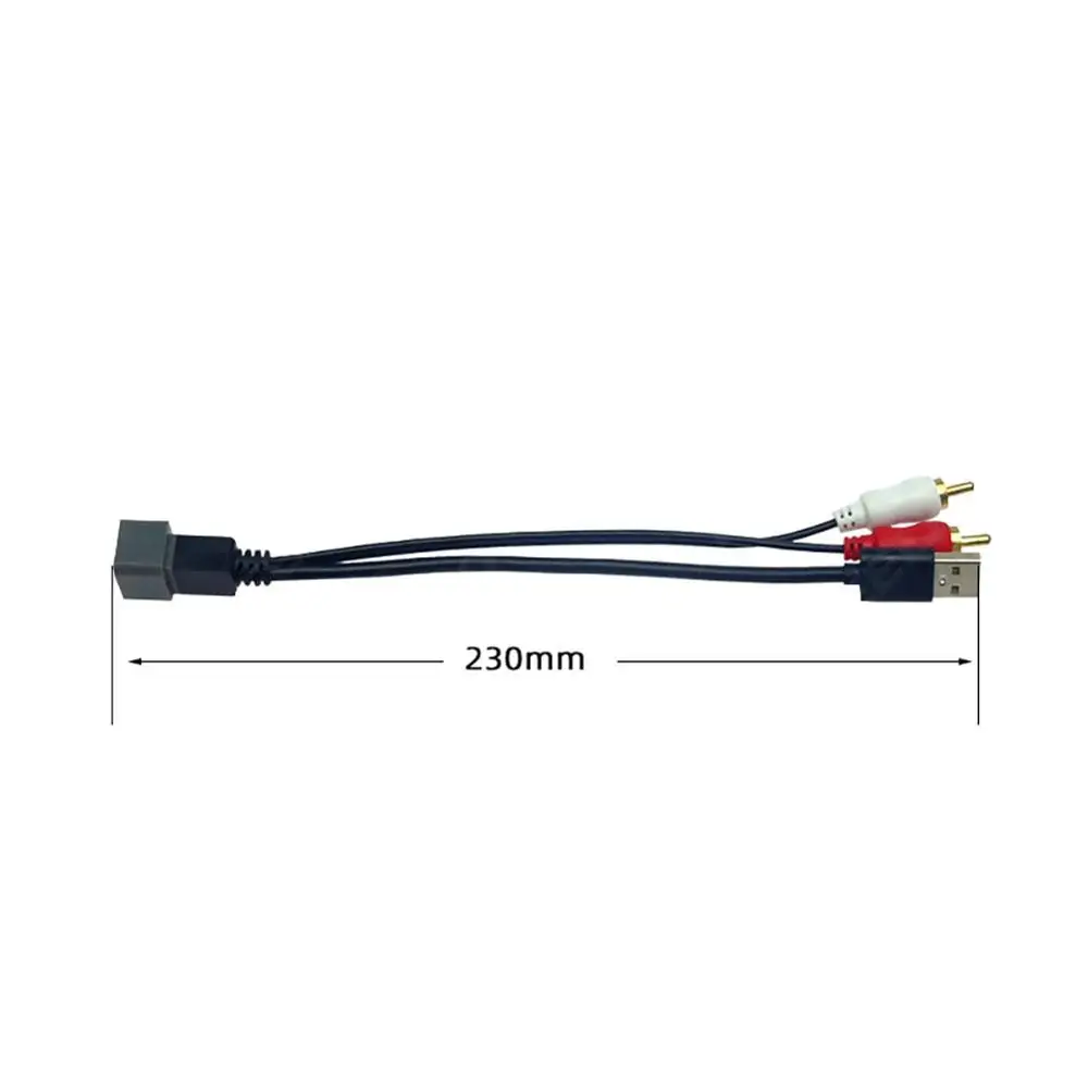 Автомобиль Радио USB адаптер аудио кабель Порты и разъёмы Вход удержания 8