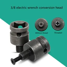 

1 Pcs 3/8 Jackhammer Adapter Rod Electric Wrench Adapter Drill Chuck Square Wood 13MM Drill Bit To Percussion Drill Accessories