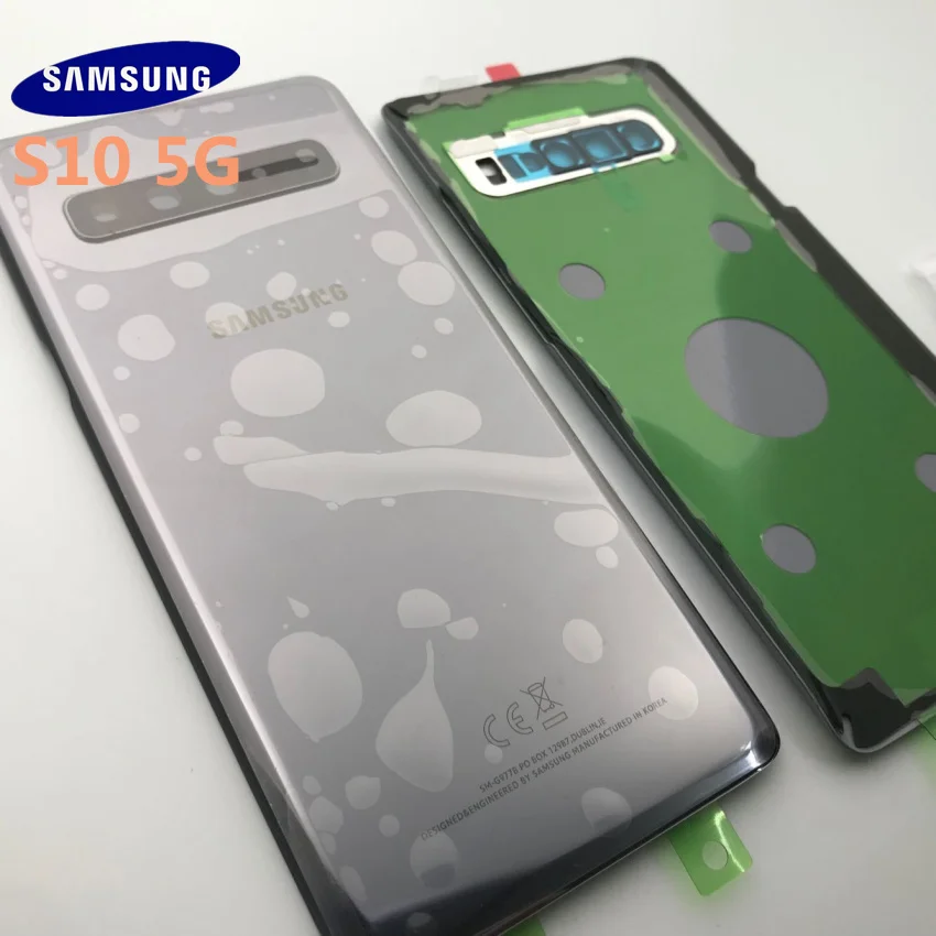 Samsung Funda Trasera De Cristal Para Telefono Movil Samsung Galaxy S10 Plus G977 G977f 5g Marcos Y Carcasas Para Telefonos Moviles Aliexpress