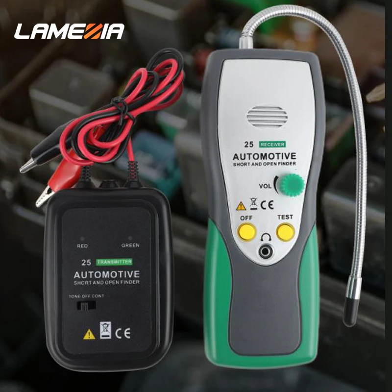 

LAMEZIA Vehicle Battery Tester Cable Short Circuit Line Instrument Maintenance Worker Have Track Sound Diagnosis Tools