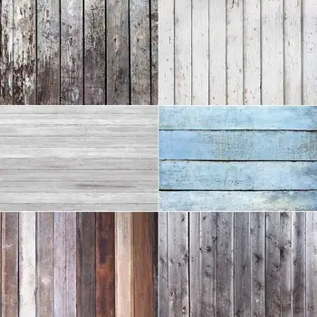 

Grunge Old Wood Board Floor Retro Wall Backdrop Decor Baby Shower Newborn Pet Food Toy Photography Background Photo Studio Props