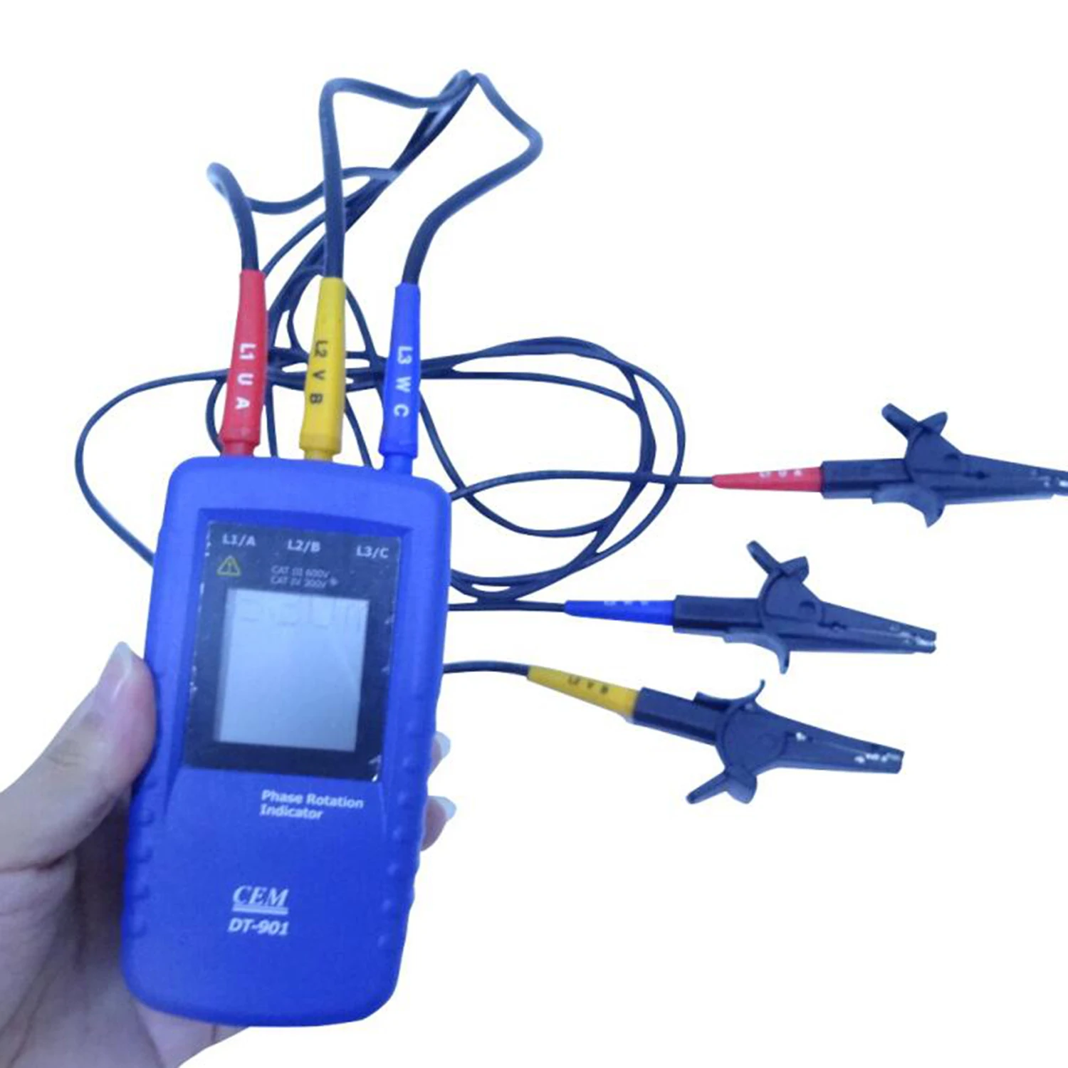 CEM DT901 Phase Rotation Indicator/Socket Polarity and Earth Leakage