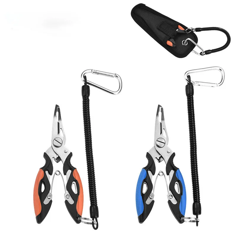 

Anti-Lost Multifunctional Fish-Nosed Pliers Wire Pliers Eight-Claw Pliers Take Hooks Open Loop Replacement Hook Fish Pliers