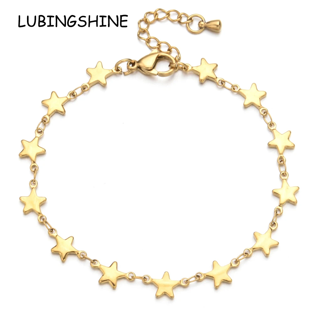 Роскошные женские Крест Звезда Океан Подвески с дельфинами браслет цепочка нержавеющая сталь Золото Серебро Цвет ювелирные изделия для свадебной вечеринки подарок