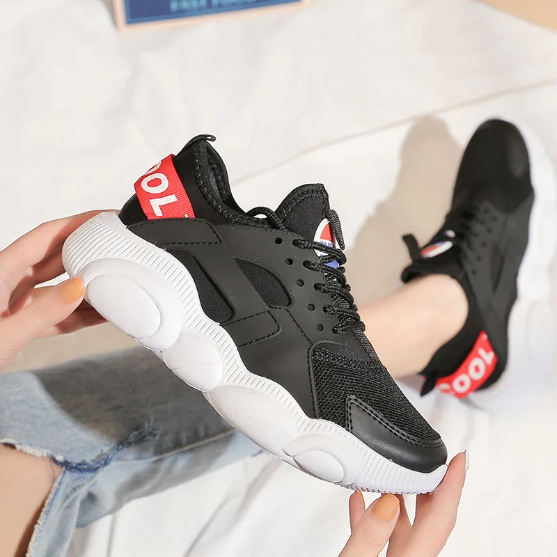 

Bear xie Women's 2019 Spring New Style Korean-style Versatile Athletic Shoes Student Ulzzang Breathable White Shoes Women's
