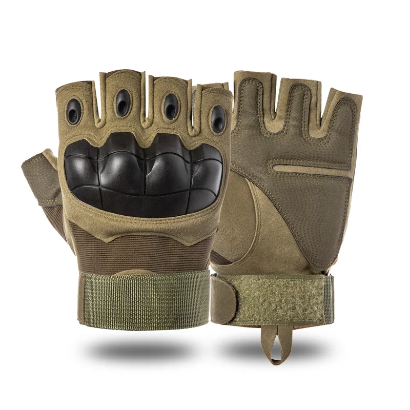 

Outdoor Tactical Fingerless Gloves Military Army Shooting Hiking Hunting Climbing Cycling Gym Riding Airsoft Half Finger Gloves