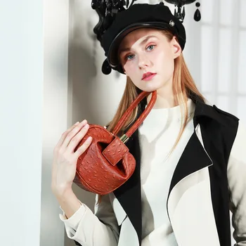 

Bag WOMEN'S Bag Bag 2020 Europe And America Fashion Retro Non-mainstream Design Wonton Hand Dumplings Dumpling WOMEN'S Bag