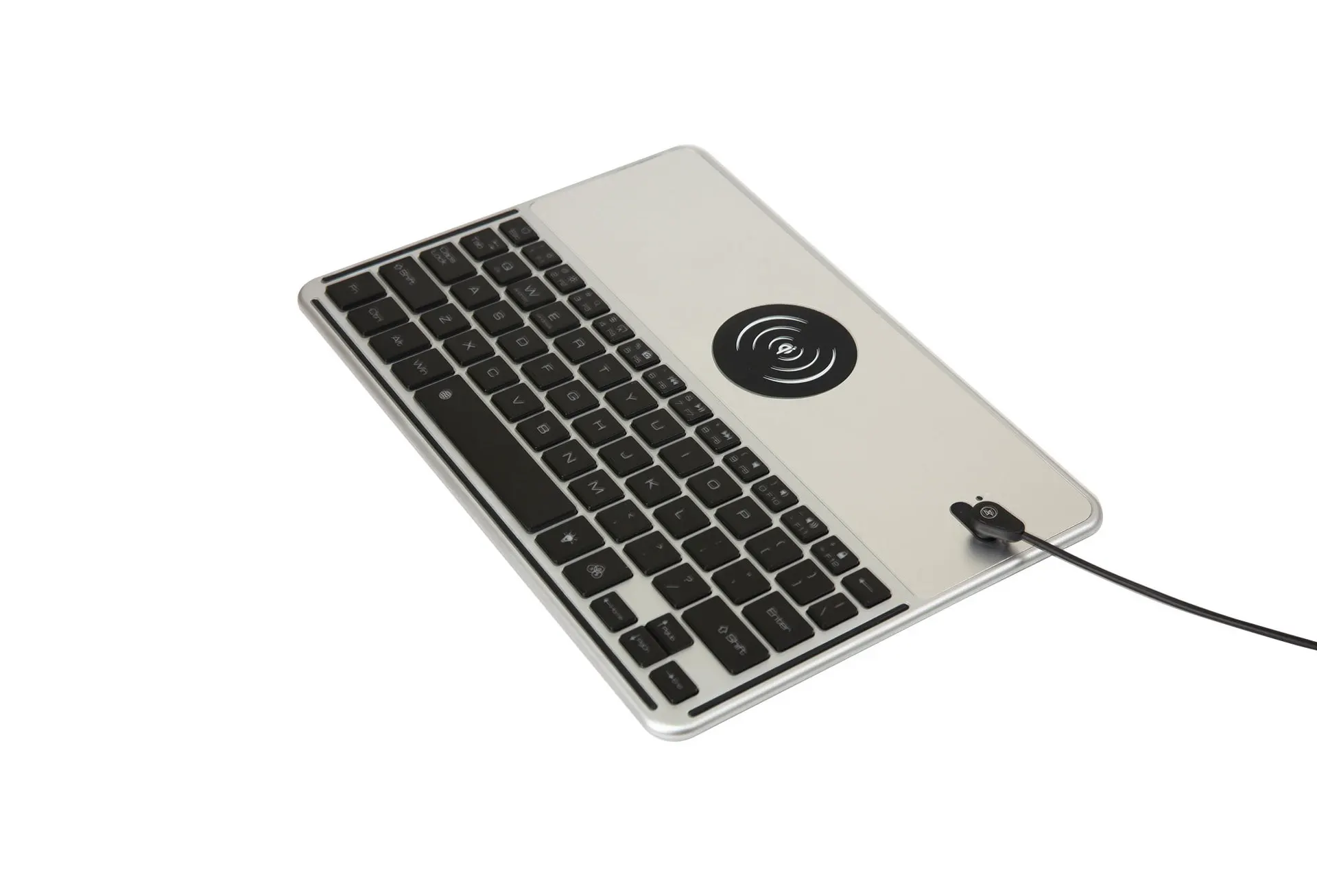 

Bluetooth Keyboard Seven-Color Backlight Wireless Charger IOS/Windows/Android Three System Universal