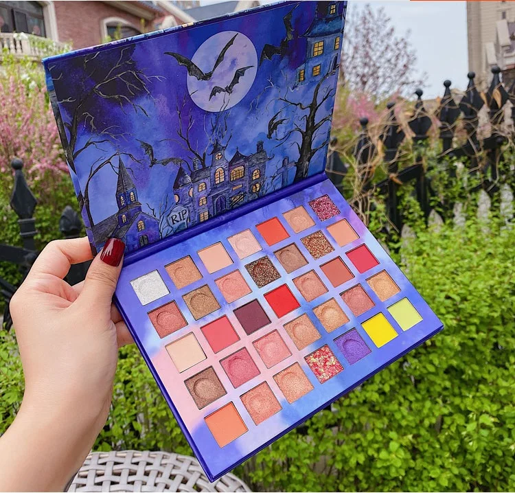 

35 Color Glitter Eyeshadow Pallete Shimmer Matte Waterproof Diamond EyeShadow Palette Pigmented Metallic MakeUp Palette Cosmetic