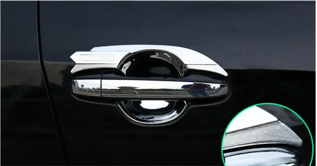 Подходит для Camry 2012 2013 высокое качество хромированная дверная ручка крышка чаши автомобиля Стайлинг авто аксессуары