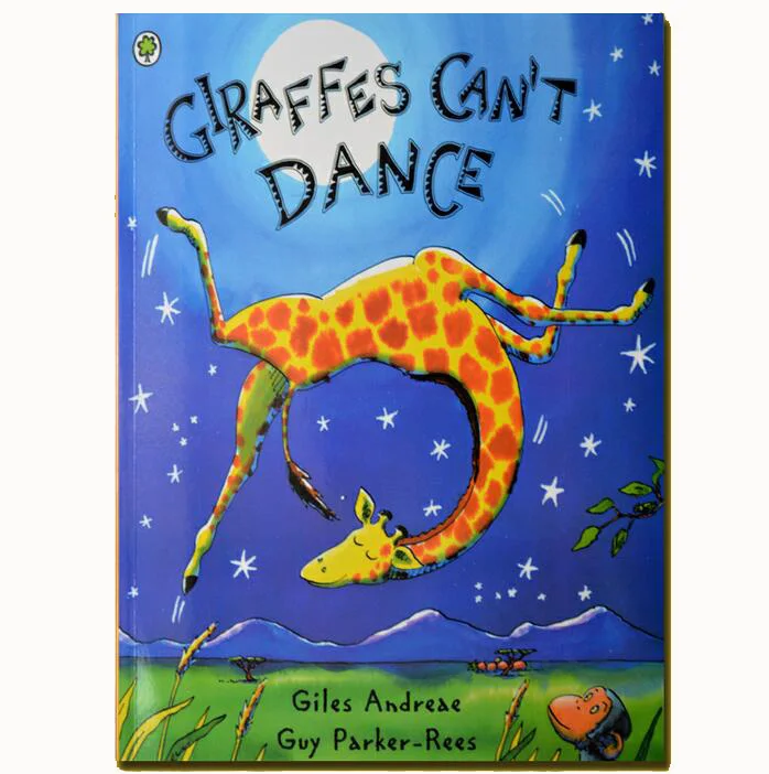 Жирафы cannot DANCE детские книги Обучающие английские рассказы с картинками для