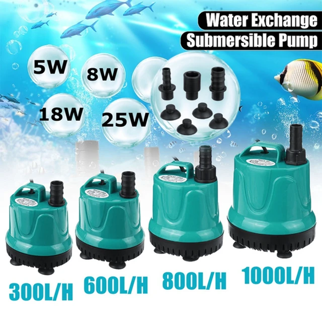 5W 8W 18W 25W Wasser Pumpe Aquarium Tauch Pumpe Unten Filter Gülle