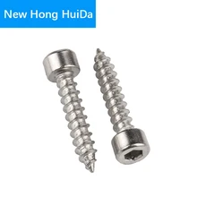 M2 M2.6 M3 M4 M5 M6 Hex Socket Head Self Tapping Cap Screw Allen Head Hexagon Furniture Bolt 304 Stainless Steel free shipping gb846 316 stainless steel flat head self tapping ka screws m4 m5 m6 philips hot sale new style 2017