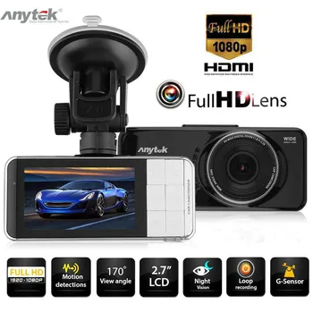 

Anytek AT66A full HD Novatek 96650 Car DVR Recorder 170 Degree 6G Lens Supper Night Vision Dash Cam 2.7 Inch color LCD