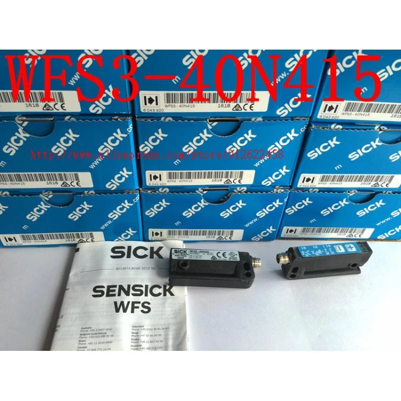 1PCS WFS3-40N415  6043920  Sick Label Sensor  100% New & Original Genuine Fork Sensors WFS3-40P415 light switch night light