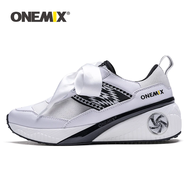 Кроссовки Onemix женские спортивные резиновая обувь увеличивающая рост розовые |