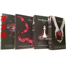 

Twilight Saga A Full Set of English Original Novels Dusk/New Moon/Eclipse/Dawn Selected Literary Novels
