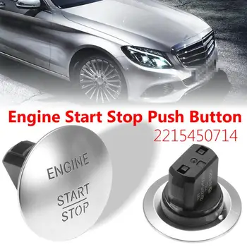 

For Mercedes-Benz Push To Start Button Keyless Go Engine Start Stop Auto Interior Accessories Styling Product Stuff Auto Replace