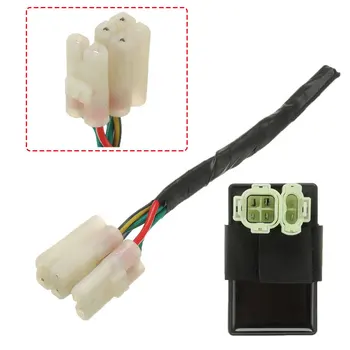 

4+2 Pin Motorcycle Ignition Electric Cable Motorcycle Moped 4 Stroke CDI Scooter Buggy Lighter For GY6 50cc 125cc 150cc 110CC