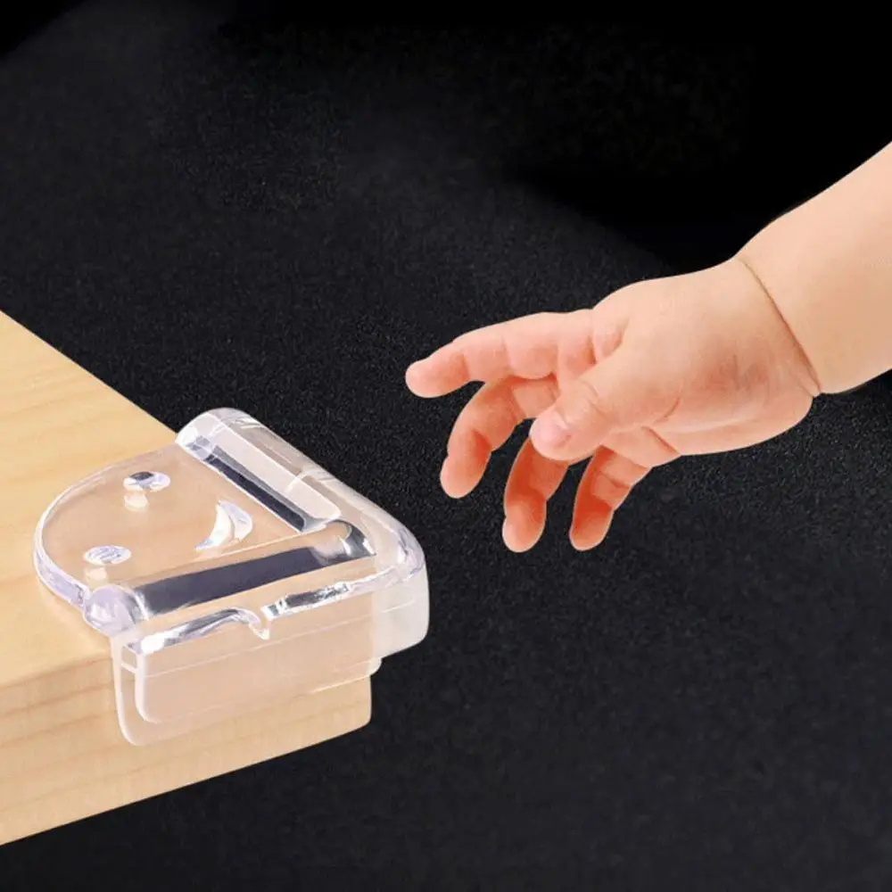 

4Pcs Child Baby Safety Silicone Protector Table Corner Edge Protection Cover Children Anticollision Edge & Guards