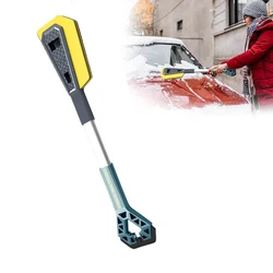 Pelle à neige 3 en 1 pour voiture, grattoir à glace multifonctionnel, pare brise amovible, brosse à neige automatique, pour l'hiver 
