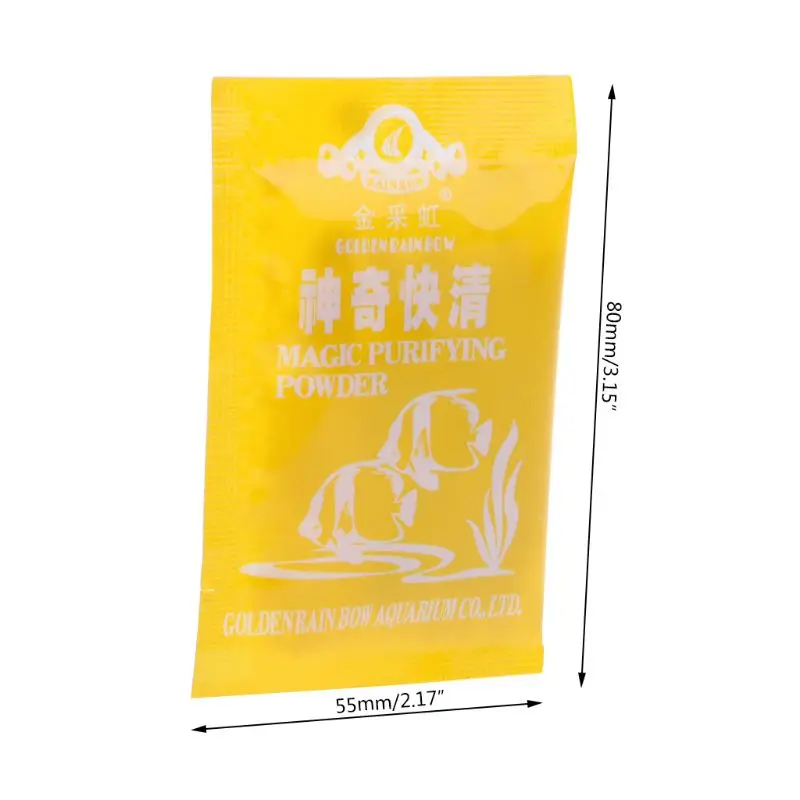 5 Bag/Box новый очиститель для аквариума порошок Волшебные водянные эффективный