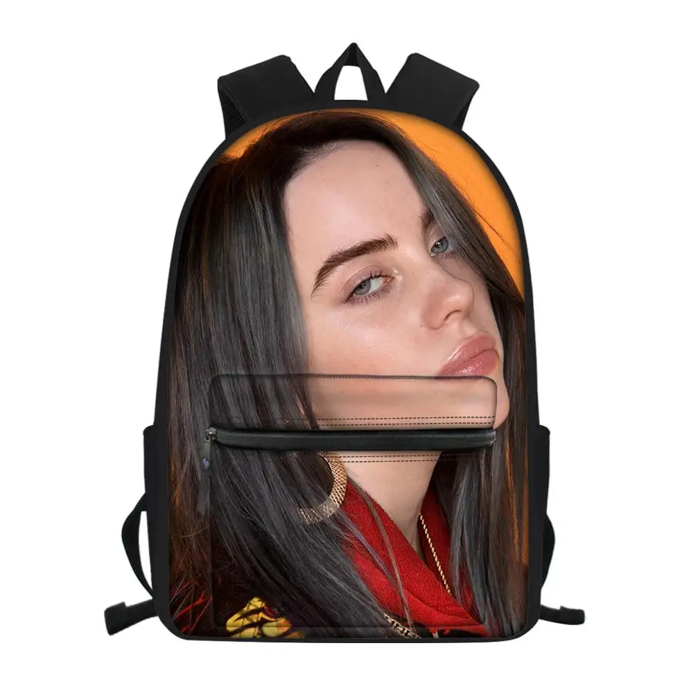 Классный раппер Billie Eilish, школьная сумка с принтом для подростков, для мальчиков и девочек, дорожный рюкзак для ноутбука, для мужчин и женщин, холщовая ранец, рюкзак, рюкзак - Цвет: CDGX2030Z58
