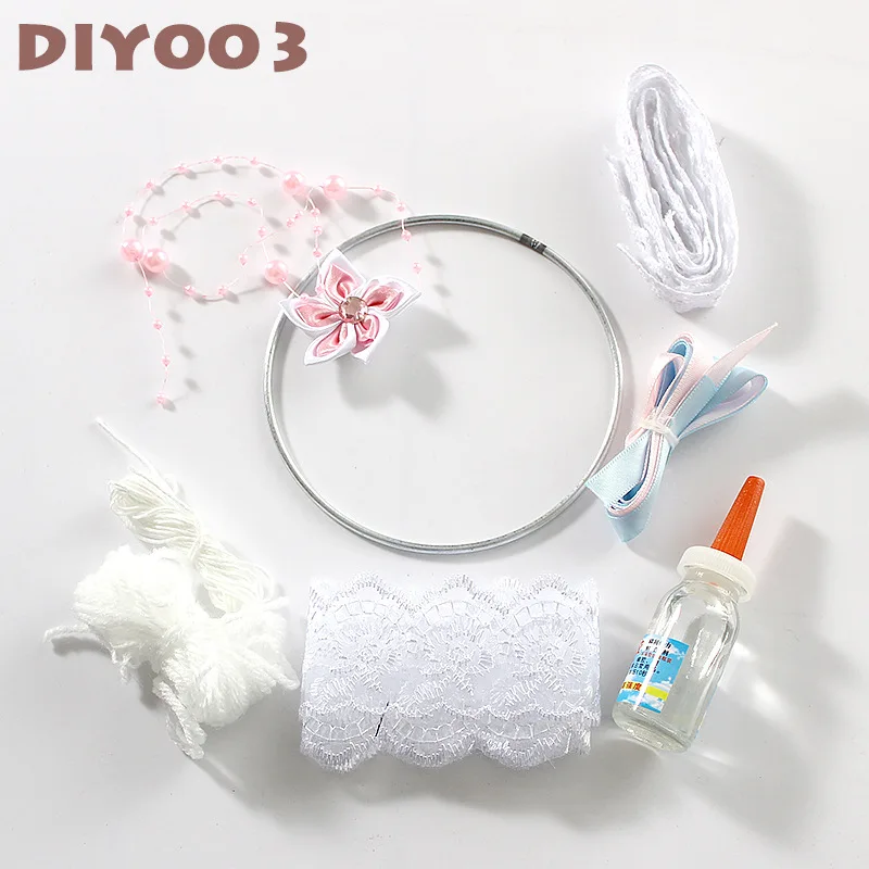 DIY Material Box Dreamcatcher Indian Dreamcatcher Pendant Handmade Hanging Decoration Holiday Students DIY 001