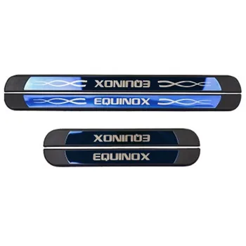 

Car Styling For Chevrolet Equinox 2017 2018 2019 2020 high quality ABS car Scuff Plate/Door Sill Car Stickers Overlay