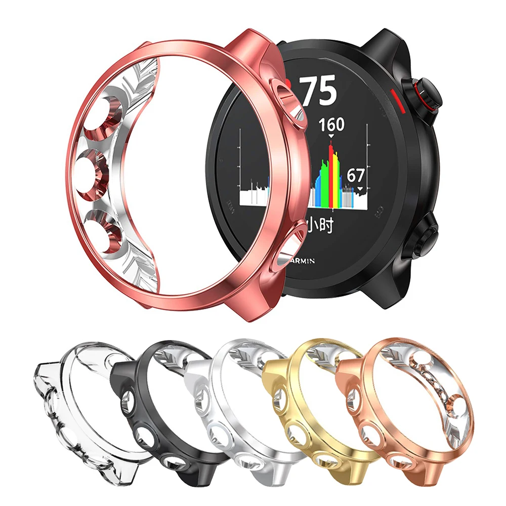 Ультратонкий защитный чехол для Garmin Forerunner 245 245M Мягкий часов с вырезами
