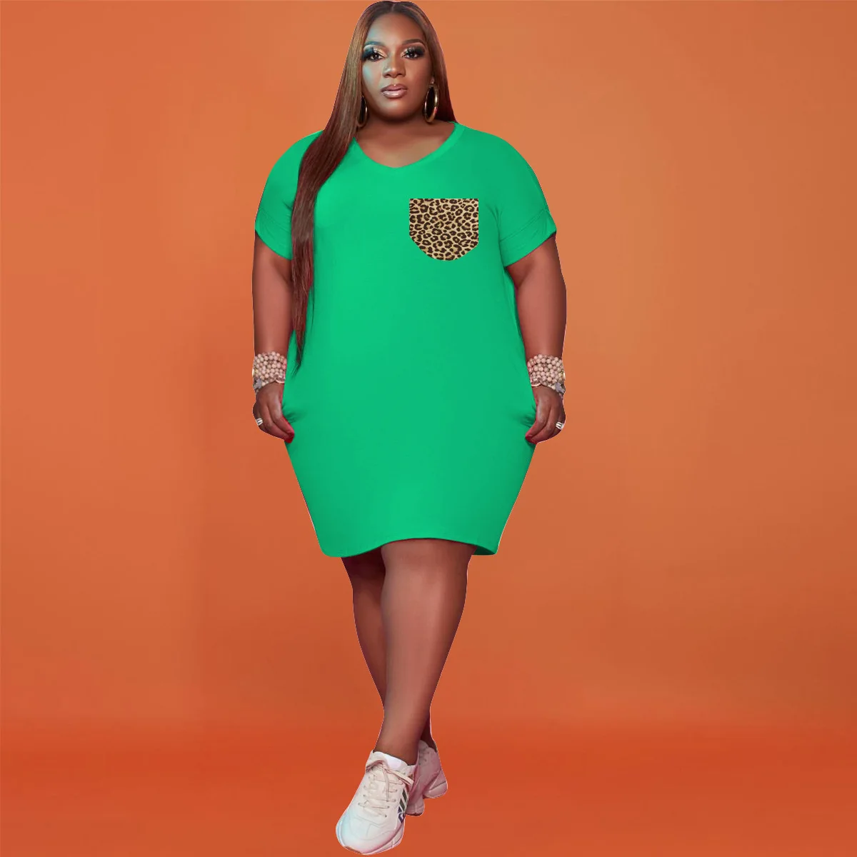 plus size shirt dress with pockets