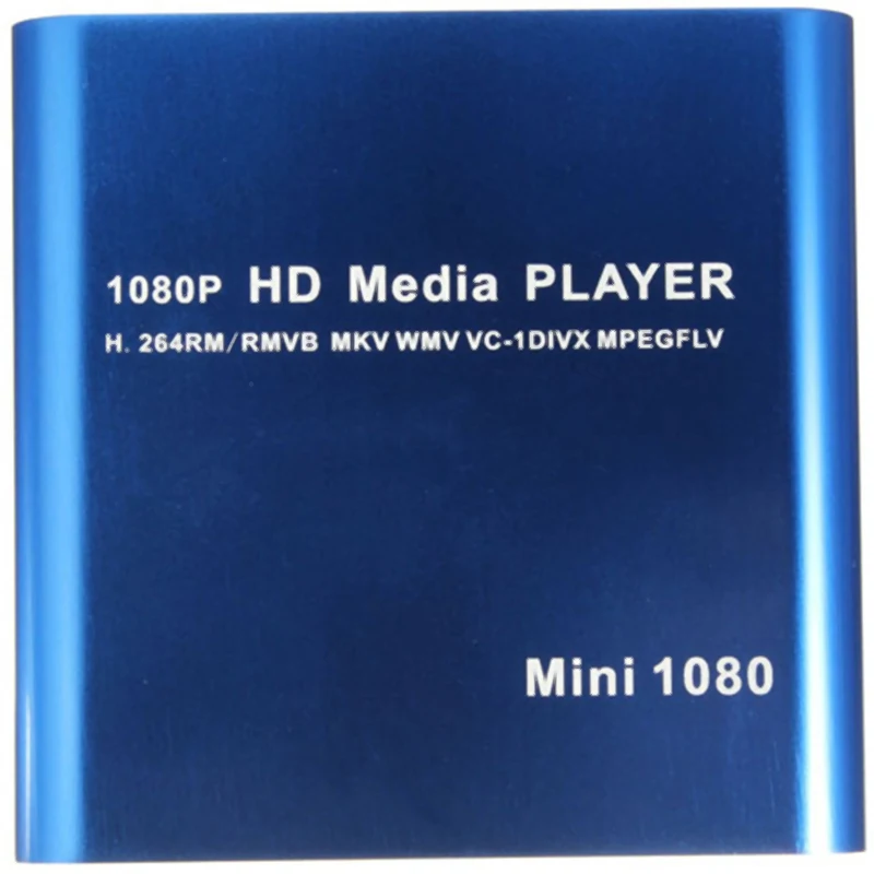  Enchufe de EE. UU. Mini carro HDD reproductor multimedia adaptador Hdmi Av Usb Host con Sd Mmc lect