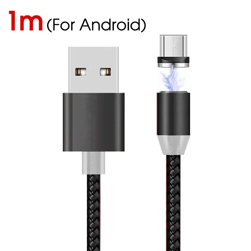 Магнитный зарядный кабель для быстрой зарядки Micro USB кабели для Galaxy S7 Мобильный телефон магнит type C USB шнур для huawei mate 30 Pro