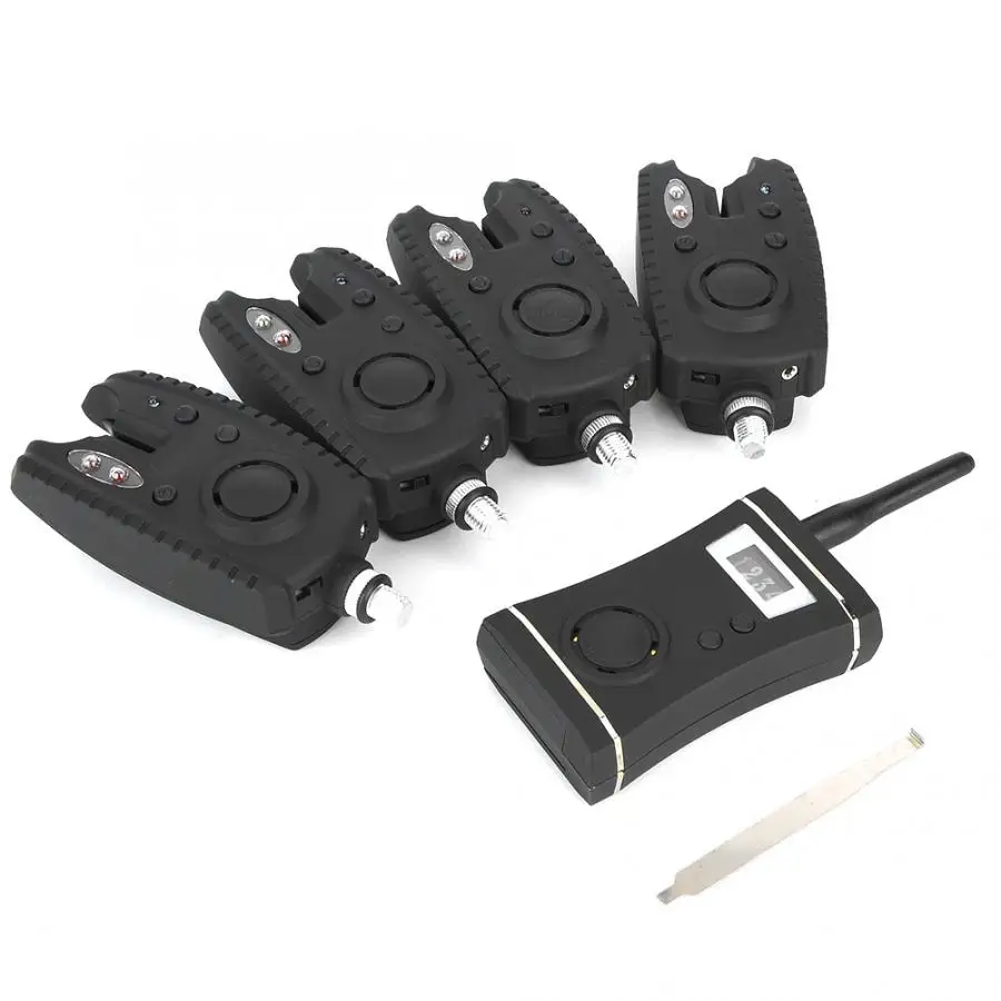 

Electronic Fishing Fish Bite Alarm Fishing Finder Sound Alert Indicator LED lamp Fish Bite Alarm indicator Fishng Tools