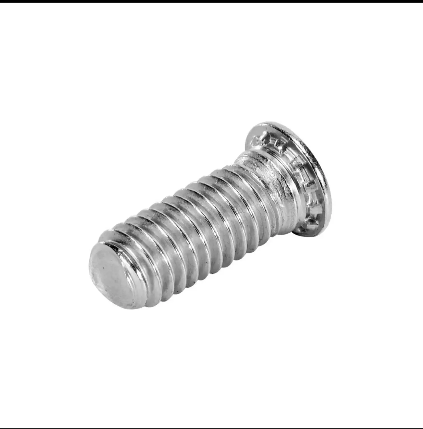 Quantity: 4,000 pcs M6-1.0 x 18 mm Self Clinching Studs/Steel/Zinc Quantity: 4,000 pcs M6-1.0 x 18 mm Self Clinching Studs/Steel/Zinc