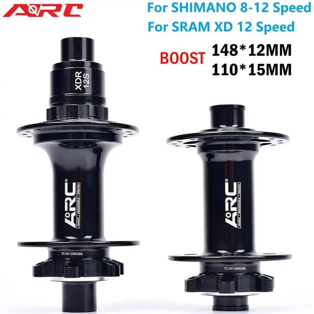 ARC MTB BOOST hub 148*12 110*15MM 32H Bicycle MICRO SPLINE Hub For Shimano DEORE XT M8100 M7100 M6100 8 12 speed SRAM XD 12s