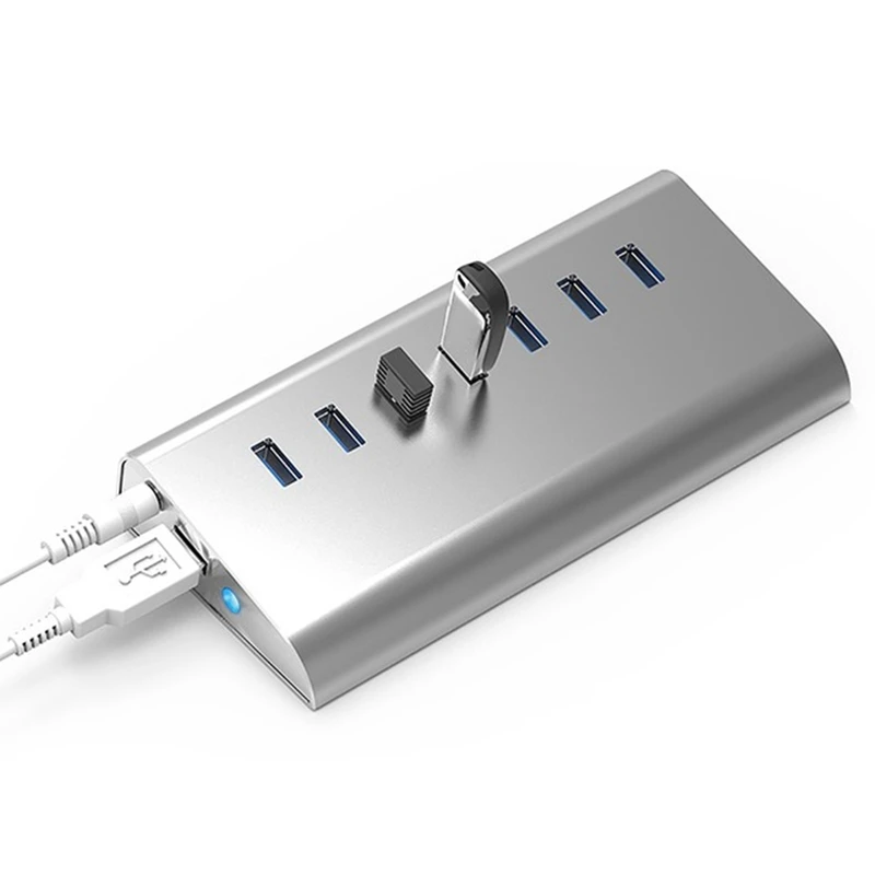 7-Ports-Usb-3-0-Aluminum-Hub-Adapter-5Gbps-High-Speed-With-Ac-Power-For-Laptop(2)