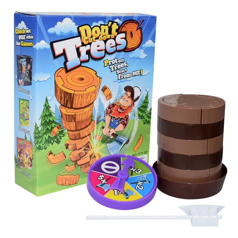 New Board Game Felling Tree Toys Cut Tree Grapefruit Lumberjack Parent