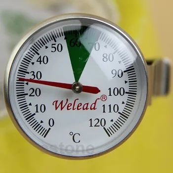 Instant Read Stainless Steel Kitchen Food Cooking Milk Coffee Probe Thermomete 2