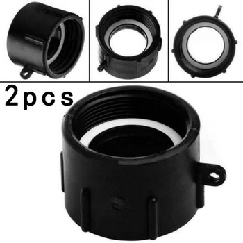

2Pcs 1000L Water Tank 2INCH Heavy Duty BSP Adaptor Barrels Valve Parts new