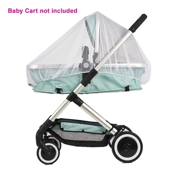

Summer Fly Insect Protection Buggy Netting Full Cover Mosquito Net Mesh Safe Children Pushchair Crib Cart Baby Stroller