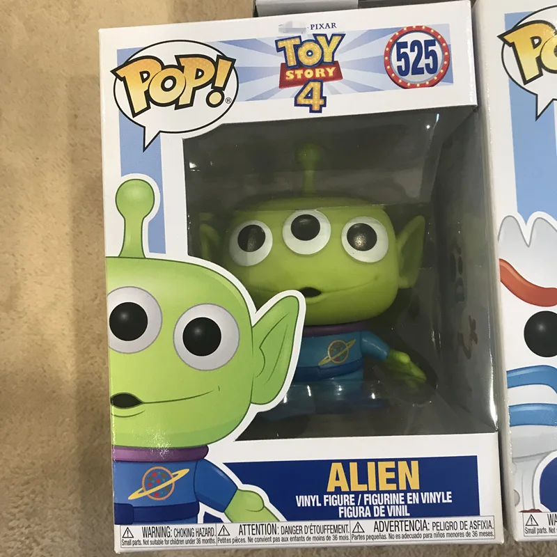 Официальный Funko pop Toy Story 4-Alien, Gabby, Forky Виниловая фигурка Коллекционная модель игрушки с оригинальной коробкой - Color: Green