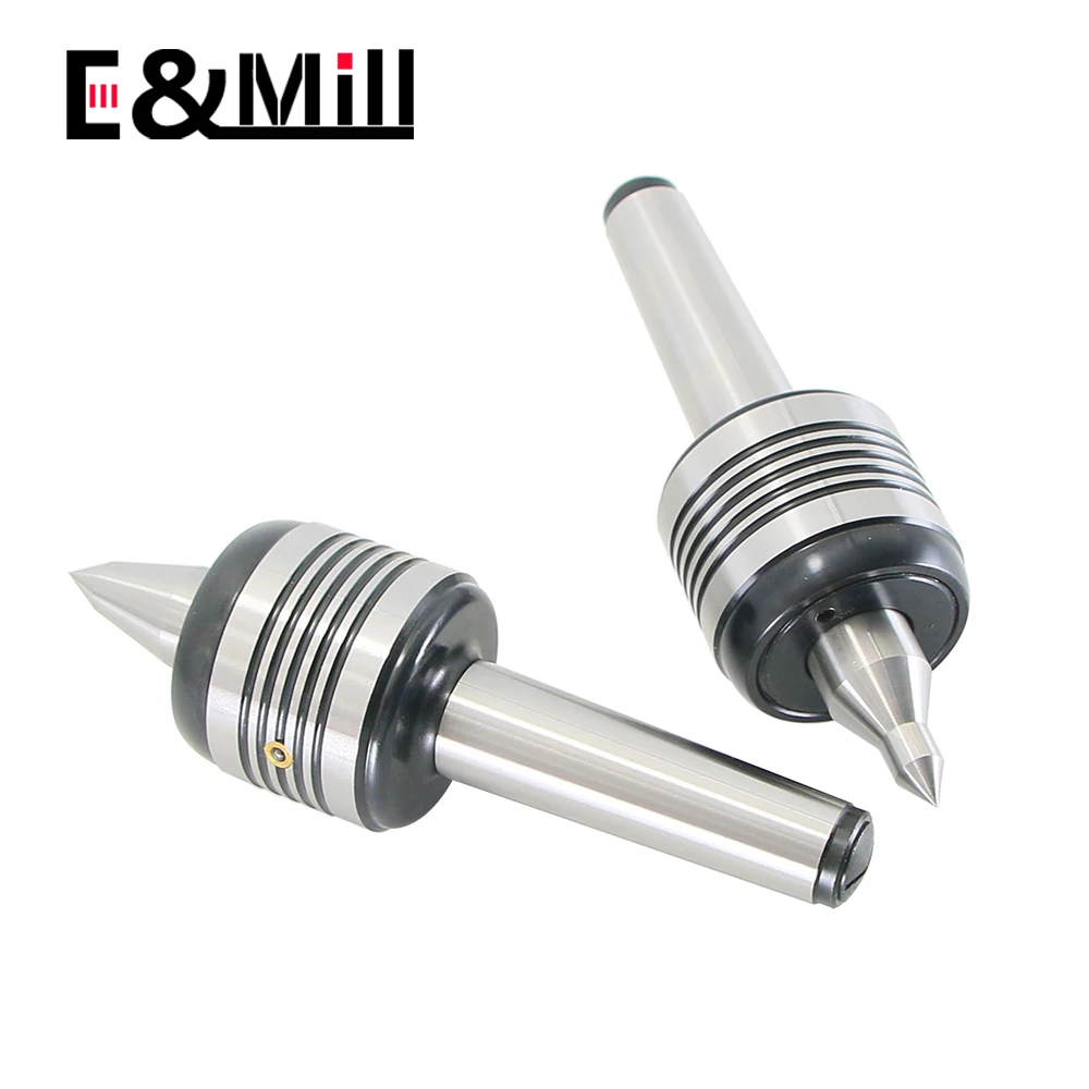Lathe Tool Holder Tool Holder Lathe Tool MT2 MT3 MT4 MT5 Morse CNC Lathe Rotary Center Standard Double Cone Head Live Center For Morse Turning Double Top