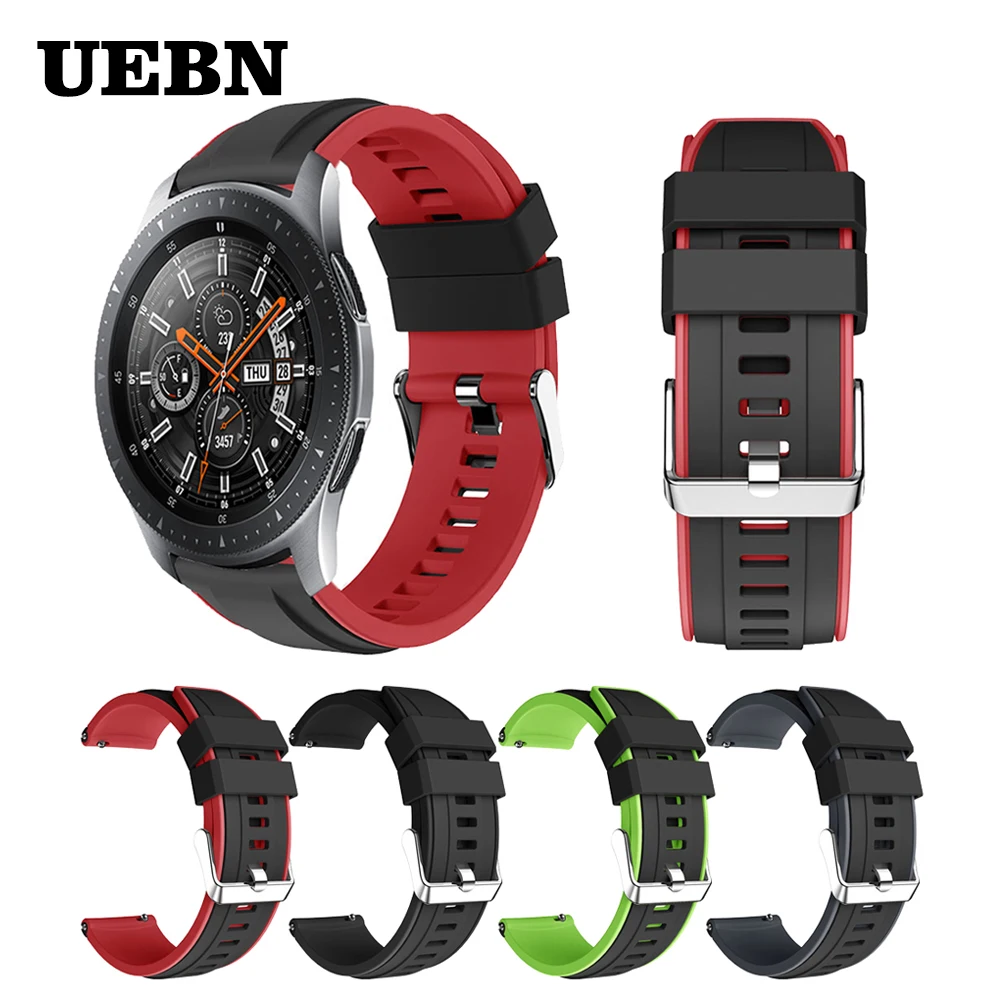 Ремешок UEBN силиконовый для Samsung Gear S3 Classic сменный спортивный браслет xiaomi huami amazfit GTR