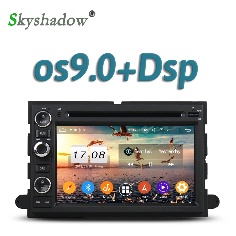 Автомобильный dvd плеер Android 10 8Core 4G + 32G GPS карта RDS радио wifi Bluetooth 5 0 для Ford Fusion Explorer Edge